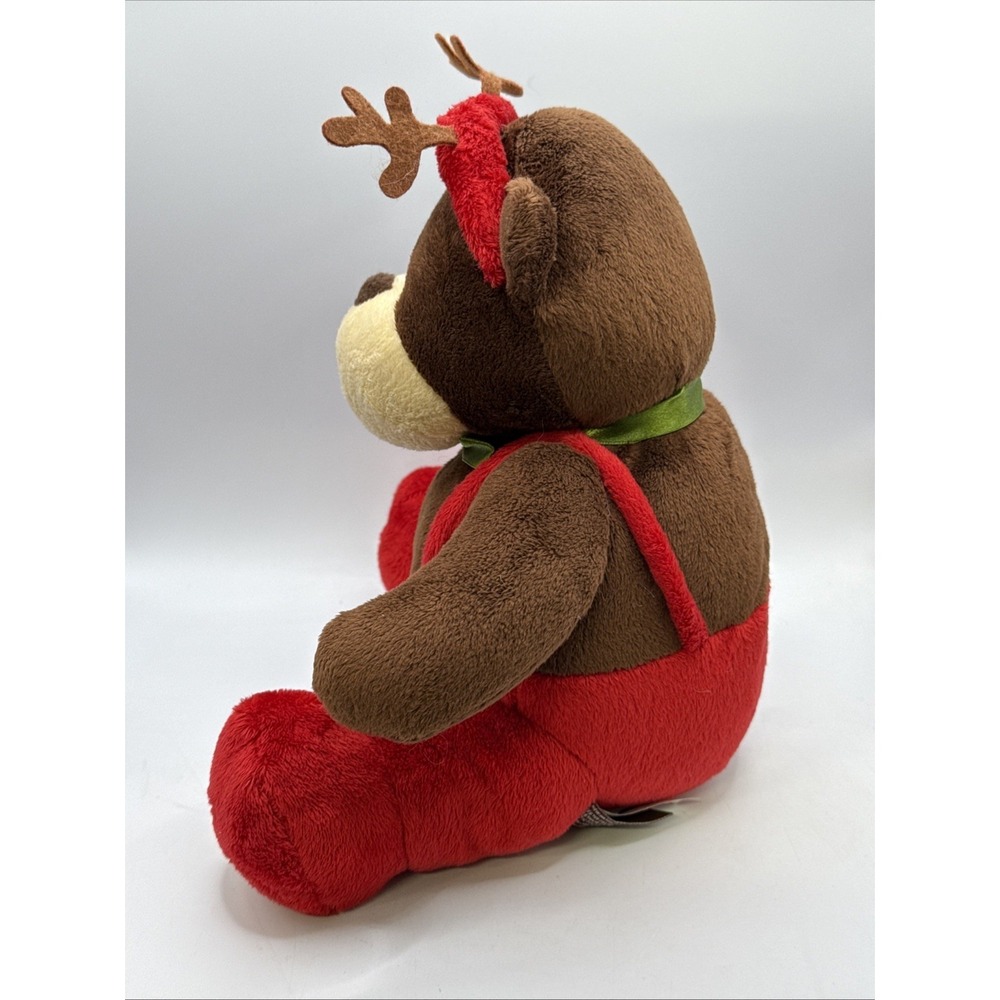 Godiva 2007 Reindeer Plush Bear Figure Holiday Christmas Decoration 11" - Picture 4 of 5